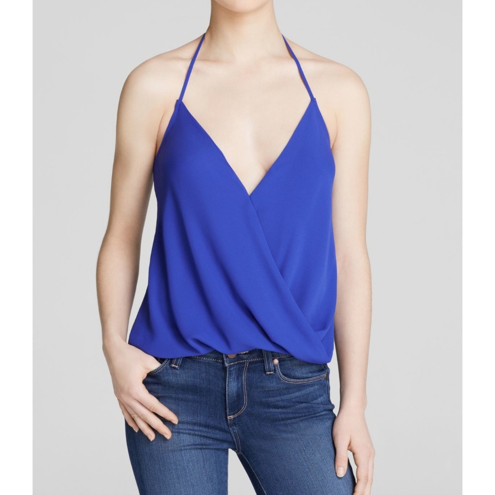 Olivaceous Crossover Halter Top